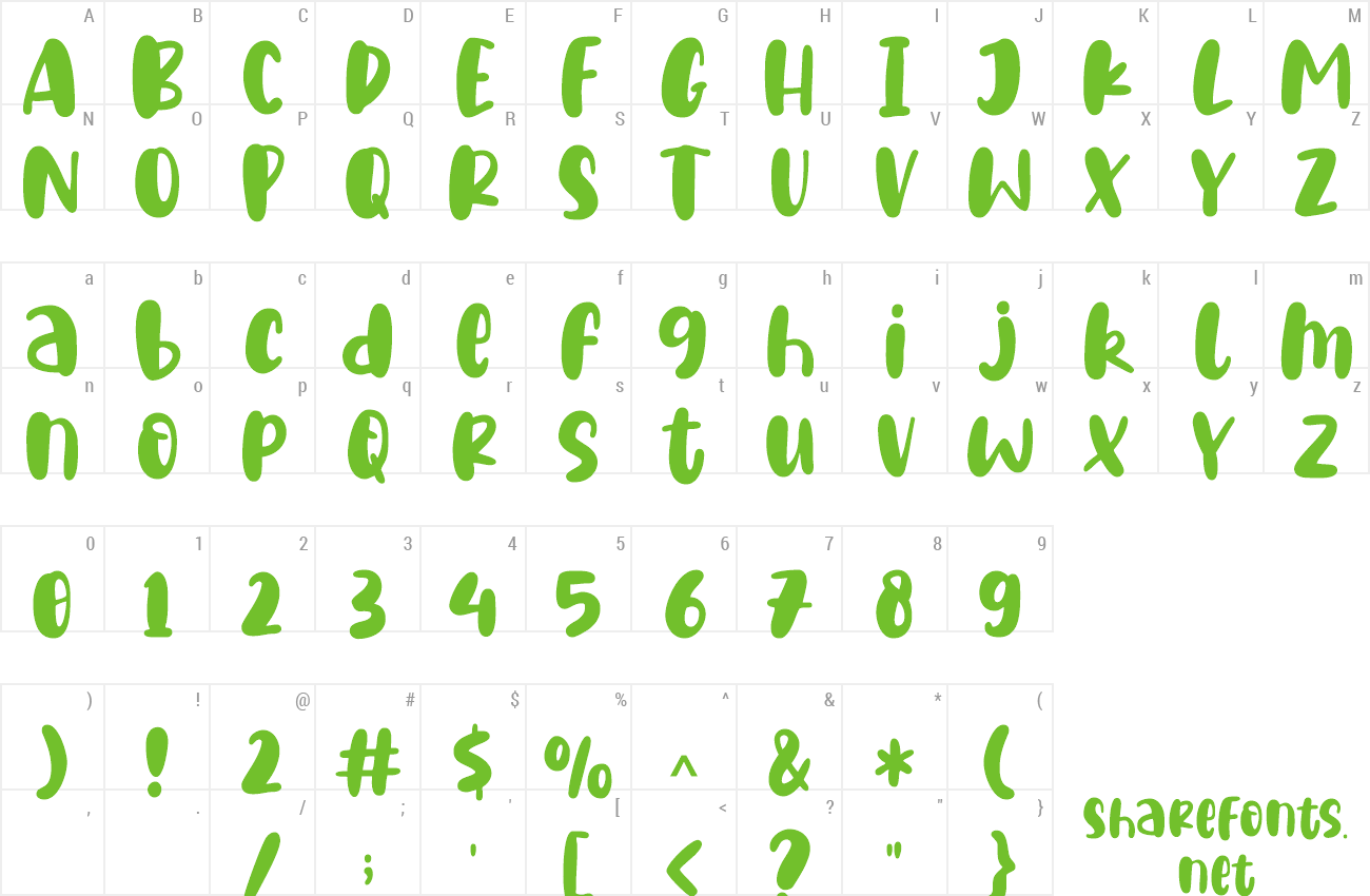 Font Anti Gravity preview